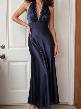 Adrianna Papell | Dresses | Papell Boutique Evening Vintage Beaded Fairy  Dress Silk Whimsigoth Bias | Poshmark